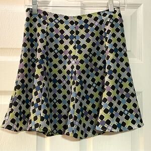 3/$24 || {No Label} Multi Print Flared Skirt - Size Unknown